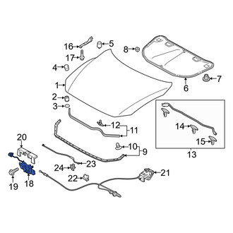 Mazda OE - Front Hood Latch