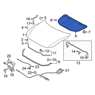 Mazda OE - Front Hood Insulation Pad