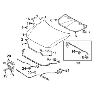 Mazda OE - Hood & Components
