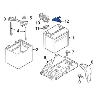 Mazda OE - Battery Cable Terminal End