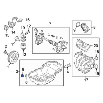Mazda OE - Transmission Drain Plug
