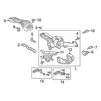 Mazda OE - Exhaust System - Manifold
