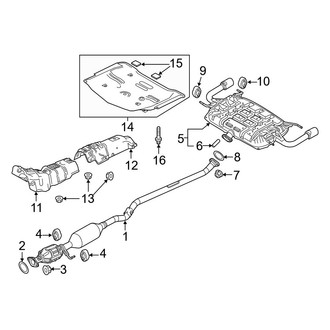 Mazda OE - Exhaust System - Exhaust Components