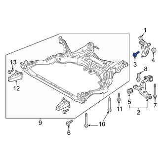 Mazda OE - Lower Suspension Control Arm Bolt