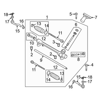 Mazda OE - Steering Gear & Linkage