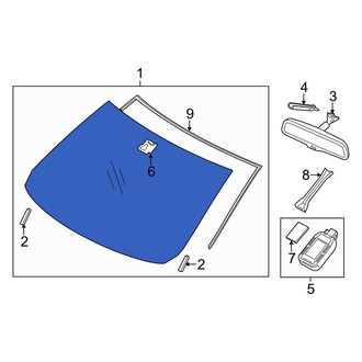 Mazda OE - Front Windshield