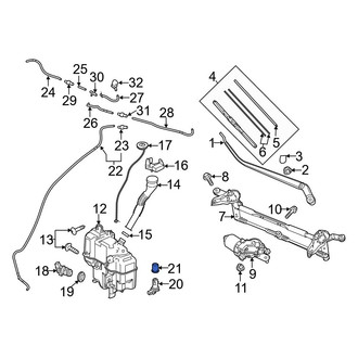 Mazda OE - Washer Fluid Level Sensor Seal