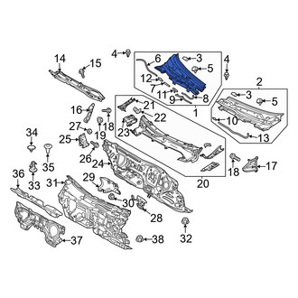 Mazda OE - Front Right Cowl Cover