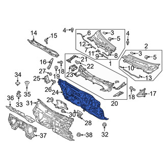 Mazda OE - Front Lower Firewall