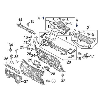 Mazda OE - Cowl Cover Insulator