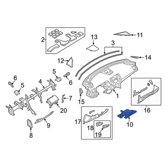 Mazda OE - Lower Instrument Panel Cover