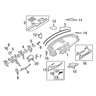 Mazda OE - Instrument Panel Cover
