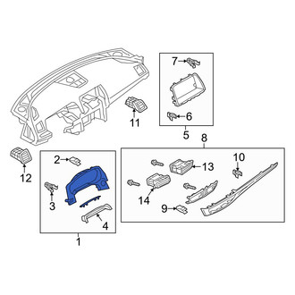 Mazda OE - Instrument Cluster Bezel