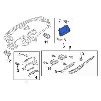 Mazda OE - Instrument Panel Bezel