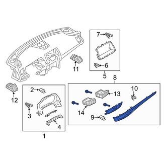 Mazda OE - Lower Instrument Panel Trim Panel