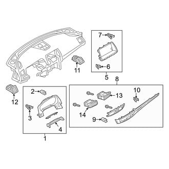 Mazda OE - Instrument Panel Components