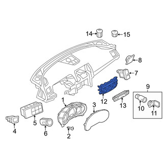 Mazda OE - HVAC Temperature Control Panel