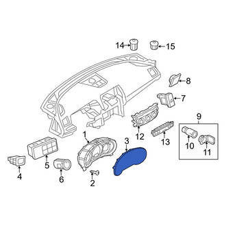 Mazda OE - Instrument Panel Lens