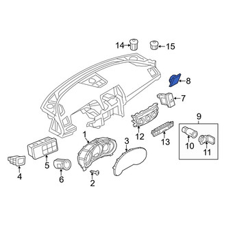 Mazda OE - Instrument Panel Cover