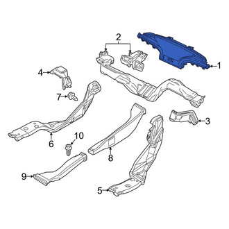 Mazda OE - Front Windshield Defroster Nozzle