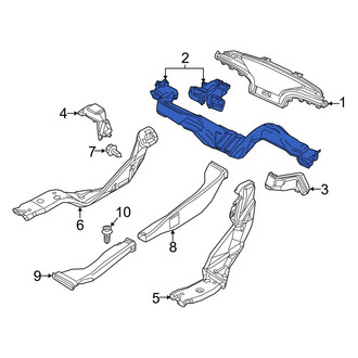 Mazda OE - Upper Instrument Panel Air Duct