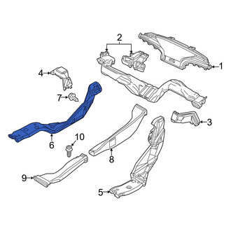 Mazda OE - Rear Left Instrument Panel Air Duct