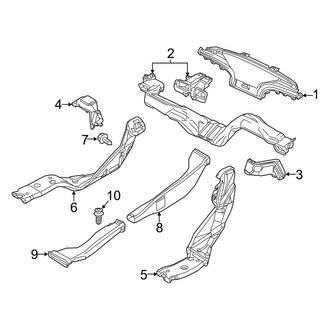 Mazda OE - Instrument Panel - Ducts
