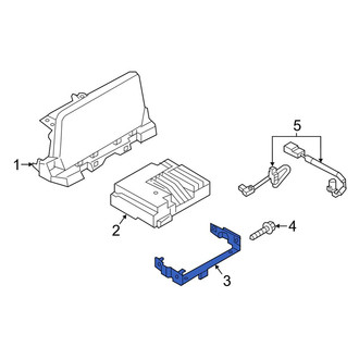 Mazda OE - Front Radio Bracket