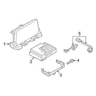 Mazda OE - Instrument Panel - Navigation System Components