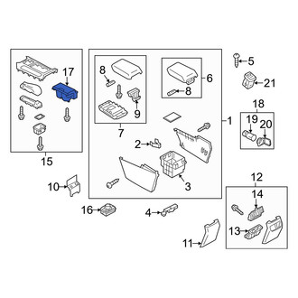 Mazda OE - Rear Console Cup Holder