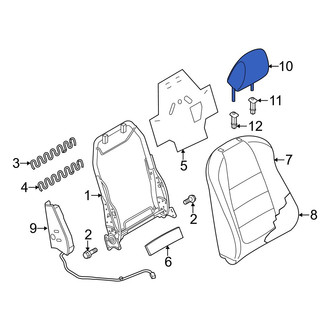 Mazda OE - Front Left Headrest