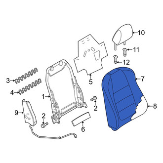 Mazda OE - Front Right Seat Back Cushion Cover