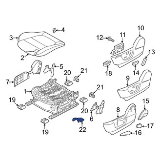 Mazda OE - Front Left Seat Track Cover