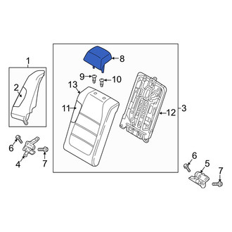 Mazda OE - Rear Outer Headrest