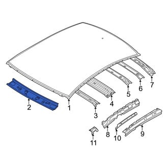 Mazda OE - Front Roof Header Panel
