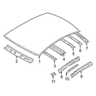 Mazda OE - Roof & Components (W/O Sunroof)