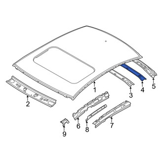 Mazda OE - Rear Roof Bow
