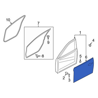 Mazda OE - Front Left Outer Door Outer Panel