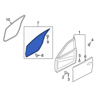 Mazda OE - Front Left Outer Door Seal