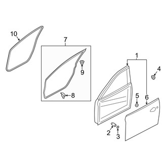 Mazda OE - Front Door - Door & Components