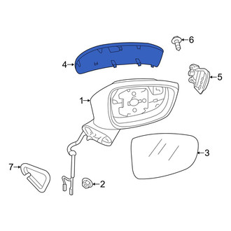 Mazda OE - Front Left Door Mirror Cover