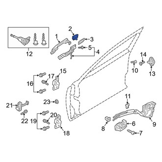 Mazda OE - Front Right Exterior Door Handle Cover