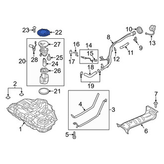 Mazda OE - Fuel Tank Lock Ring