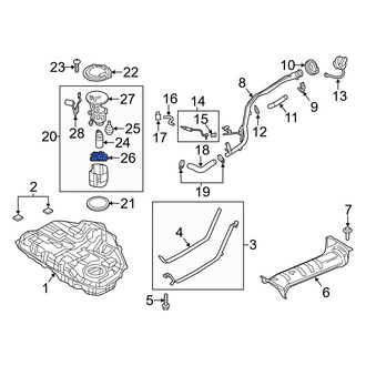 Mazda OE - Fuel Filter