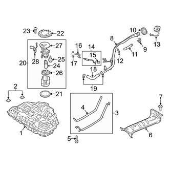 Mazda OE - Fuel System Components