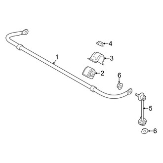 Mazda OE - Rear Suspension - Stabilizer Bar & Components