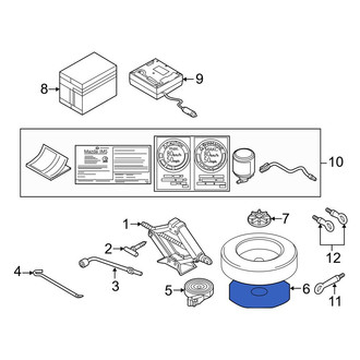 Mazda OE - Spare Tire Insulator