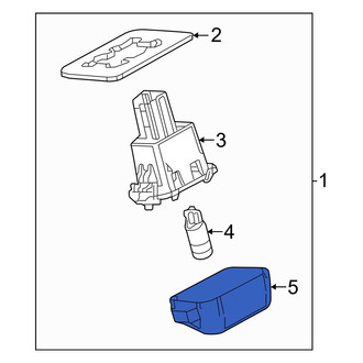 Mazda OE - Rear License Plate Light Lens