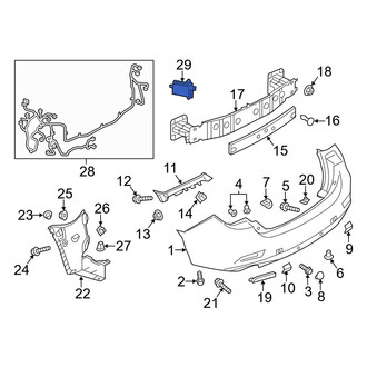 Mazda OE - Blind Spot Detection System Warning Sensor