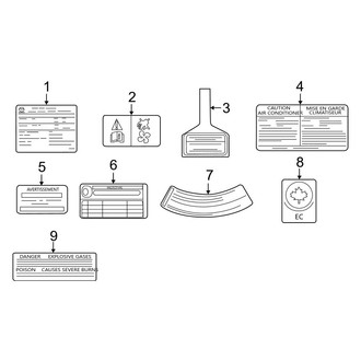 Mazda OE - Information Labels - Labels